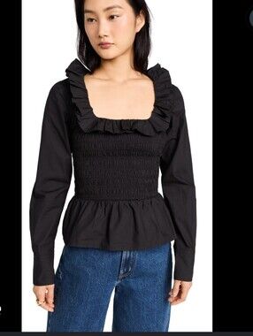 GANNI Smock Top